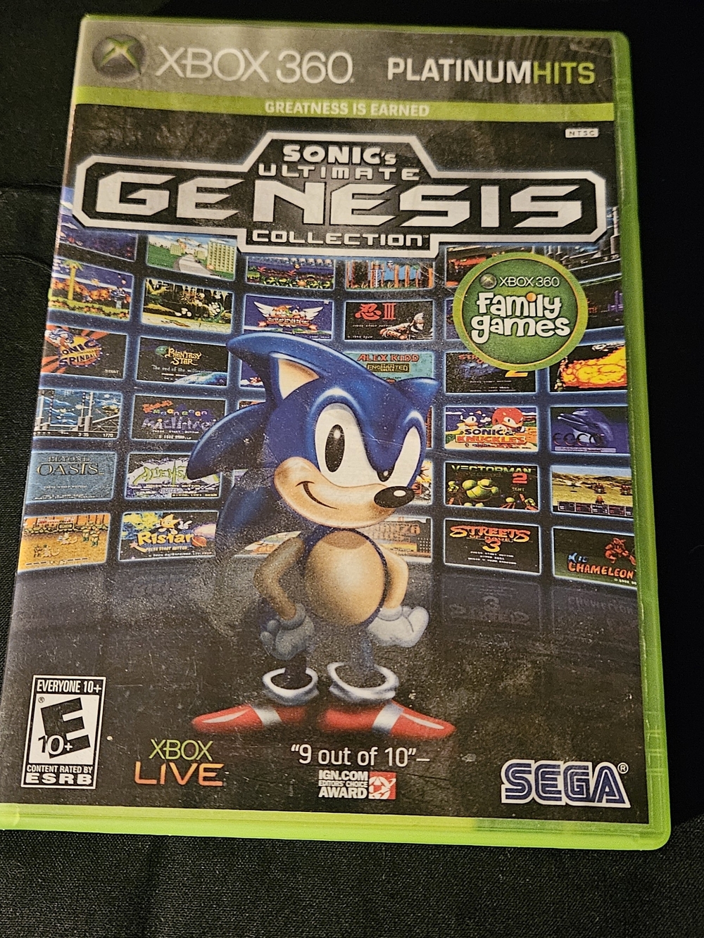 Sonic's Ultimate Genesis Collection - SEGA Xbox 360 (Blue)